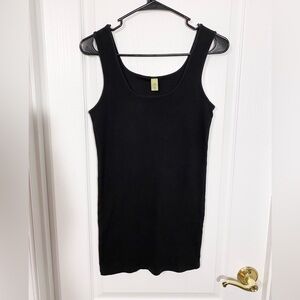 Alternative Apparel Cotton Ribbed Knit Tank Black XL